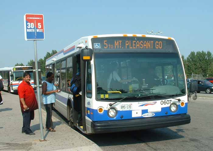 Brampton Transit NovaBus LFS 0607